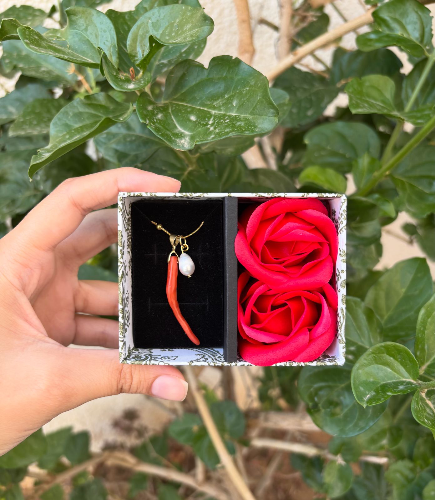 Coral necklace from Tbarka