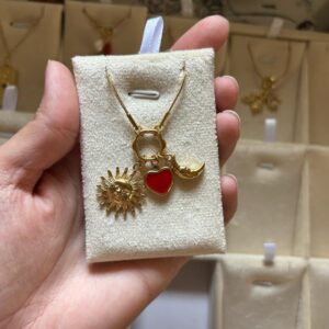 Stainless steel mystical necklace