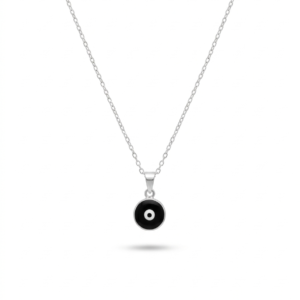 Black sterling silver nazar