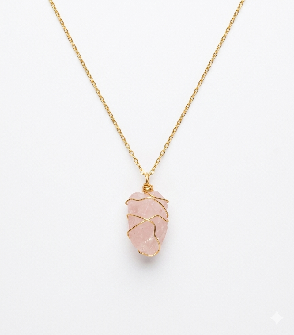 Wirewrap Rose Quartz