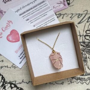 Wirewrap Rose Quartz