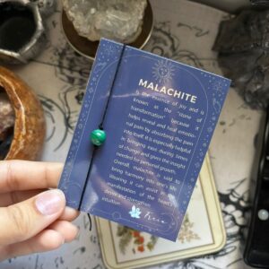 Malachite chord bracelet