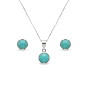 Amazonite Silver Set