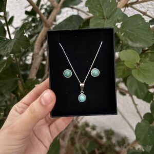 Amazonite Silver Set