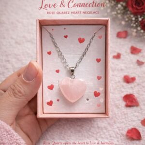 Rose quartz Heart