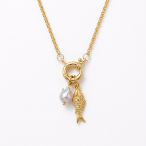 Aqua Charm Necklace